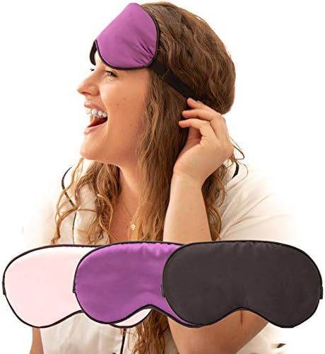 Eye See Sleep Eye Mask - Eye Covers for Sleeping to Ensure A Good Nights Rest - Comfortable Eyemask Lays Softly On Your Eyes - Use as Travel Eye Mask - 3 Colors Available