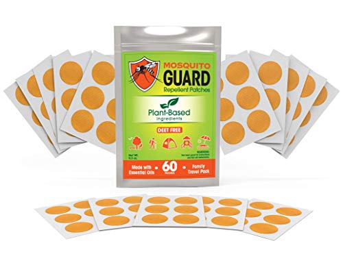 Mosquito Guard Repellent Stickers/Patches for Kids (60 Pack) Made with Natural Plant Based Ingredients - Citronella, Lemongrass, Geraniol - Deet Free - Thumbnail 5