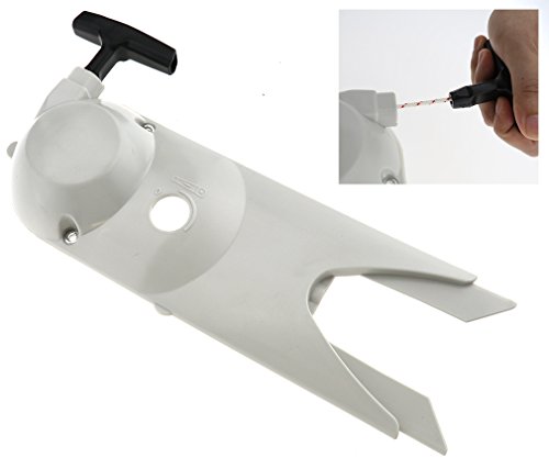 Micro Trader Recoil Starter Pull Cut Cover White Plastic Compatible with Stihl TS400 Cut Off Saw Assembly