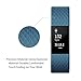 UMAXGET 3-Pack Waterproof Bands Compatible with Fitbit Charge 2, Special Edition Adjustable Replacement Bands for Fitbit Charge 2, Women Men (Small, Plum+Navy blue+Slate)