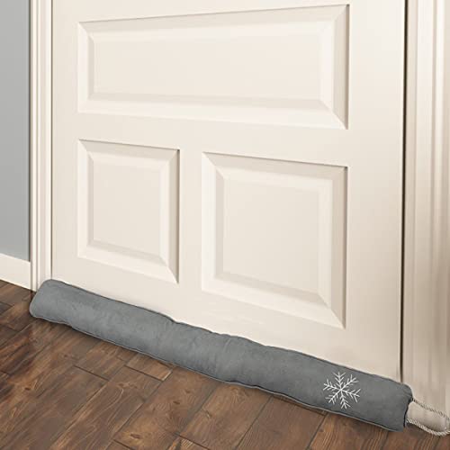 Simply Genius Cold Weather Door Draft Stopper 36 Inch Door Snake Draft Stopper Wind Blocker