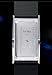 Fanmis Blue LED Light Jelly Sports Watch Black Silicone Strap Silver Case Men's Ladies Wrist Watch