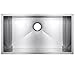 Golden Vantage Single Basin Bowl Undermount Handmade 18 Gauge Stainless Steel Kitchen Sink (32 Inch x 18 Inch)
