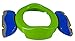 Kalencom Potette Plus 2-in-1 Travel Potty and Trainer Seat - Dual-Purpose Potty Training Toilet Seat - Portable Potty for Toddler Travel - With Durable, Lock-In Legs and Splash Guard - Green
