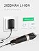 WONER Hair Clippers Cordless Rechargeable Hair Trimmers Hair Cutting Kit Machine for Men, 2000mAh Lithium Ion, 8 Guards, Oil for Beginner Fathers Husband