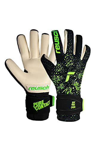 Reusch Pure Contact Gold Voetbalhandschoenen voor volwassenen met binnennaadconstructie voor alle veldoppervlakken