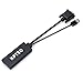 KPTEC VGA to HDMI Adapter with USB for Power and Audio 1080p HD Video Converter Cable for Laptop Desktop - Black