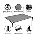 Veehoo Cooling Elevated Dog Bed, Portable Raised Pet Cot with Washable & Breathable Mesh, No-Slip Rubber Feet for Indoor & Outdoor Use, Medium, Silver Graythumb 2