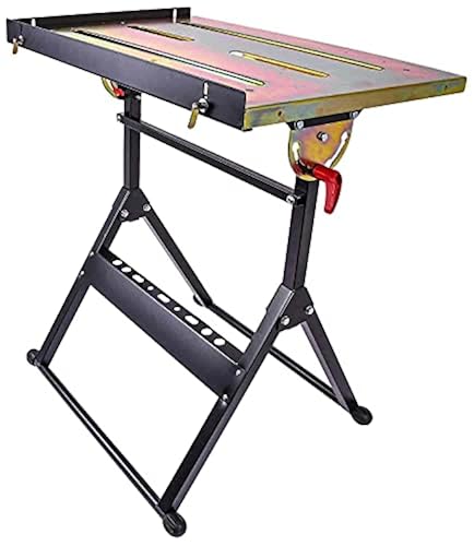 Edge Guide Table JEGS Adjustable Welding Table | Five Adjustable Positions | 350 LBS ...