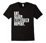 Funny & Unique Eat Sleep Repeat Alexander Hamilton T-Shirt