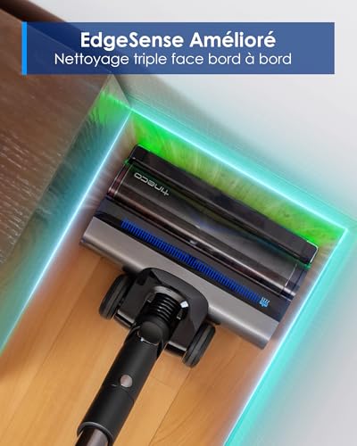 Tineco Pure One A90S Cordless Vacuum Cleaner, 270AW Vacuum, 105 Min Autonomy, 3DSense Master Brush, 150° Green LED Light, 180° Foldable, Suitable for Pet Hair/Carpet/Hard Floors