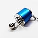 Angelduck 3D Metal Car Gear Shift Box 6 Speed Keychain Gift, Random Color