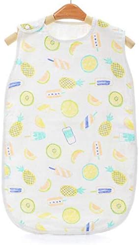 LIKEZZ Cotton Baby Thin Slumber Sleeping Bag With Button Protect Kicking Quilt Baby,40X65cm