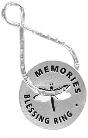 MEMORIES "Remember When" w/ Dragonfly Reversible Blessing Ring Keychain
