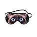 Cat Eyes Funny Novelty Sleeping Mask For Travel Or Home