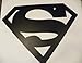Superman Logo Large 2 Foot Home Decor Metal Wall Art