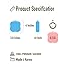 InfantCo Ultra Soft Silicone Bath Scrubber Sponge | for Baby and Dryskin (Baby Blue)