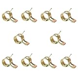 10 x 6mm Spring Clip Fuel Hose Line Water Pipe Air Tube Clamps Fastener