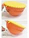 Simba Anti-scald silicone suction bowls, Orange