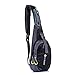 LC Prime Sling Bag Backpack Chest Shoulder Compact Fanny Sack Satchel Outdoor Bike nylon fabric black