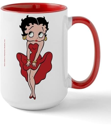 Amazon.com: Betty Boop Pink Polka Dots Ceramic Coffee Mug, Novelty Gift Mugs  for Coffee, Tea and Hot Drinks, 11oz, White : Home & Kitchen
