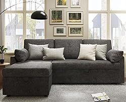 PaPaJet Sofa Bed, Sofa Sleeper with Storage