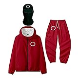 2021 Hot Korea Movie Squid Game Costume with Mask
