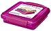 Sistema Lunch Collection Sandwich Box Food Storage Container, 15.2 Ounce/1.9 Cup, Assorted Colors