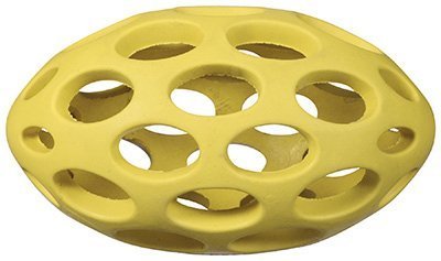 JW Pet Company Hol-ee Football Size 5 Rubber Dog Toy, Small,