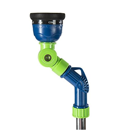 Aqua Plumb Deluxe 9-Pattern Swivel Wand Head