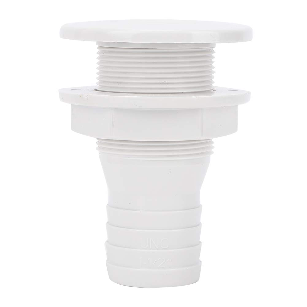 QANYEGN Boat Drain Outlet Plug, Yacht Drain Vent Hose, Thru Hull Fitting for Small Boat or Large Yacht Accessory
