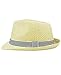 RuggedButts Baby/Toddler Boys Mason Fedora - 0-12m Natural/Blue
