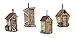 Park Designs Outhouse Shower Curtain Hooks | Decorative Rustic Bathroom Curtain Hook Set of 12 | Hand-Painted Resin with Vintage Country Charm | Farmhouse Bath Accessory for Themed Décor | Durable &