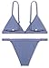 Jaci.Vela Women's Fashion Bikini Set Solid Color Two Piece Swimsuit,US2-4=Tag Size S,Light Grey