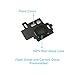 EMiEN Rear Back Camera Glass Lens Cover Frame with Adhesive + Flash Cover Pre-Installed Replacement Parts for Samsung Galaxy S8 G950 (All Carriers) with Repair Tool Kit (Midnight Black)