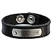 Serenity Prayer Bracelet, Thick Dakota Leather for Men