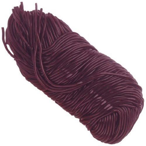 SWEETGLOB GUMMY SHOE LACES JUICY STRINGS CANDY (PURPLE GRAPE, 1 POUND)