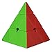 Dreampark Pyramid Speed Cube Triangle Stickerless Cube Puzzles for Kids