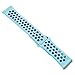 Fitbit Blaze Band, Soft Sport Silicone Replacement Wristband Strap for Fitbit Blaze Smart Watch (S - Teal/Blue)