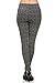 2LUV Women's Patterned Skinny Pants with Zippers