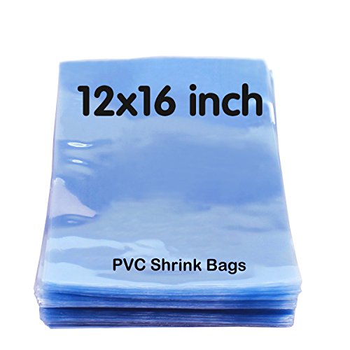 Shrink Bags, Soeland 100pcs 12x16 inch Shrink Wrap Bags Heat Seal PVC Film 100 Ga for Soaps, Bath Bombs, Chicken, Travel, Shoes,Small Baskets, Homemade Gifts（Best Shrink Rate) - Thumbnail 7