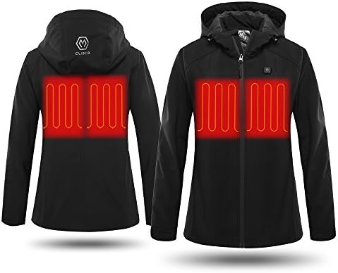 CLIMIX Women's Slim Fit Wireless Heated Jacket Kit With Battery Pack (M)