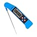 Cooking Thermometer,PATEA Instant Read Digital Food Cooking Thermometer with Long Collapsible Probe,Backlight and Talking functions for Kitchen,Grill,Steak, Candy,Milk,Water,BBQ MeatNThermometer(blue)