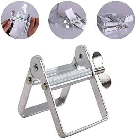 dissylove Toothpaste Squeezer, Metal Toothpaste Tube Squeezer Paint Tube Wringer for Artist, Hair Salon, Painter