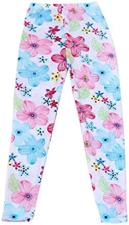 BUBASON Baby Girl Stretch Render Children Trousers Tenths pants Leggings (100, White)