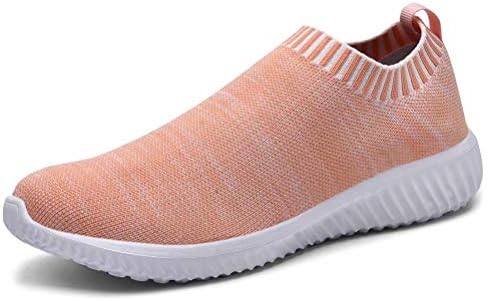 KONHILL Women’s Lightweight Walking Shoe - Casual Mesh Tennis Slip-on Sneakers