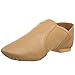 Capezio Women's E Series Jazz Slip-on Shoe, Caramel, 7.5