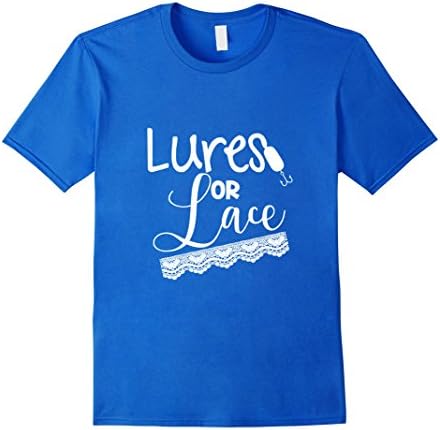 Mens He Or She Lures Or Lace Gender Reveal T-Shirt 3XL Royal Blue