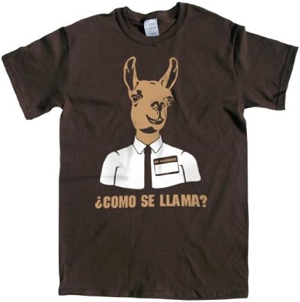 Tchirts Como Se Llama Funny Spanglish t-shirt-Chocolate-Medium
