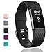 Geak Fitbit Charge 2 Bands, Special Edition Replacement Bands for Fitbit Charge2, Large Black
